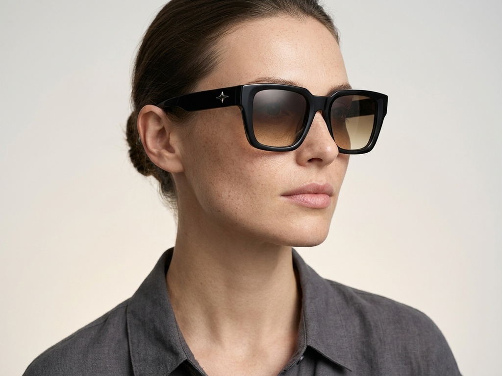 BS2012-1326_Brown_Rectangular_Acetate_sunglasses_corner-tryon_female