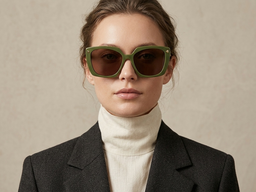 BS2012-1338_Green_Rectangular_Acetate_sunglasses_corner-tryon_female