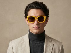 BS2012-1339_Yellow_Rectangular_Acetate_sunglasses_corner-tryon_male
