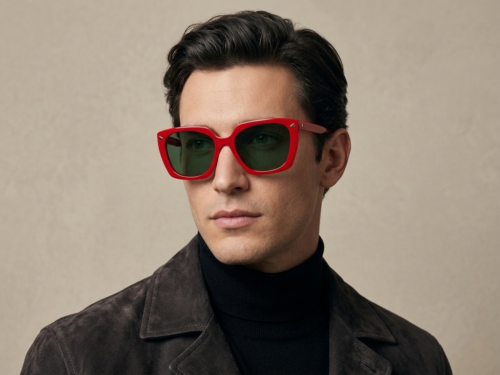 BS2012-1341_Red_Rectangular_Acetate_sunglasses-tryon_male