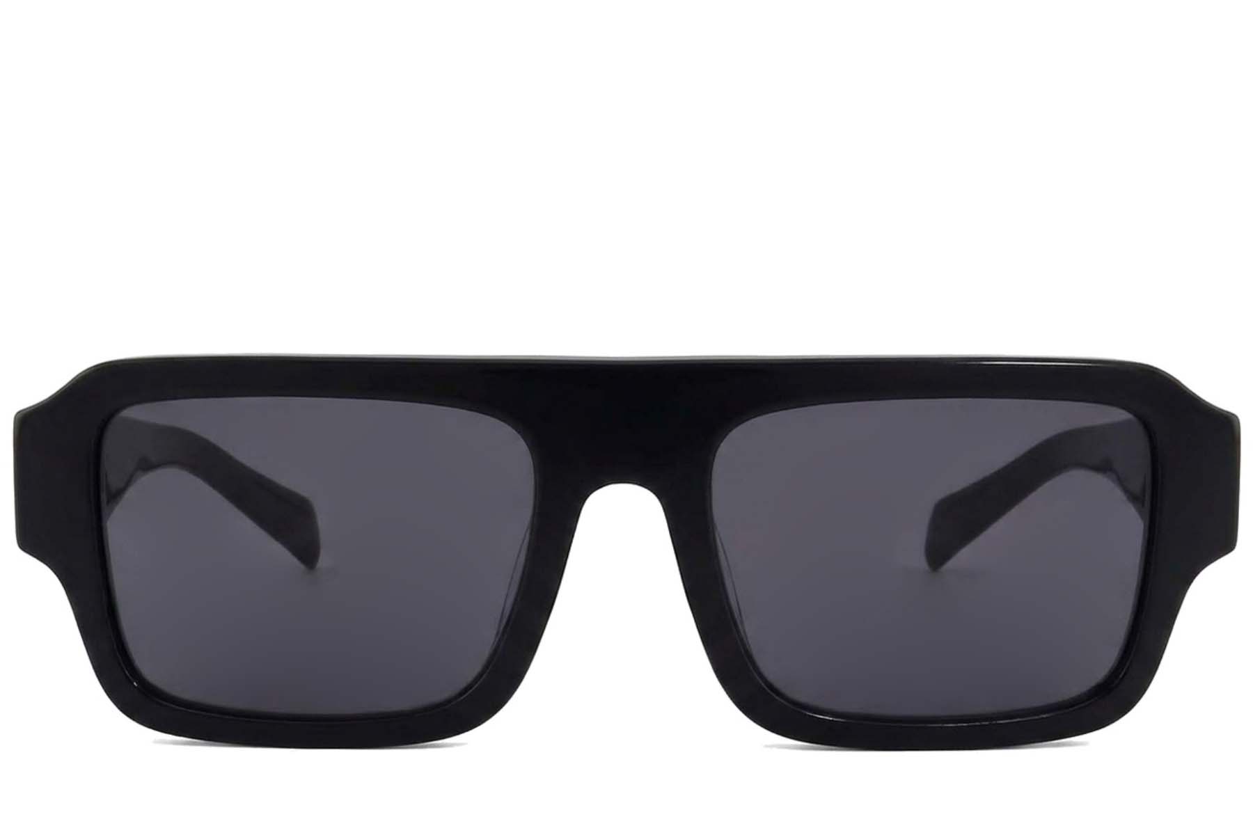 BS2012-1372_Black_Aviator_Acetate_sunglasses-front