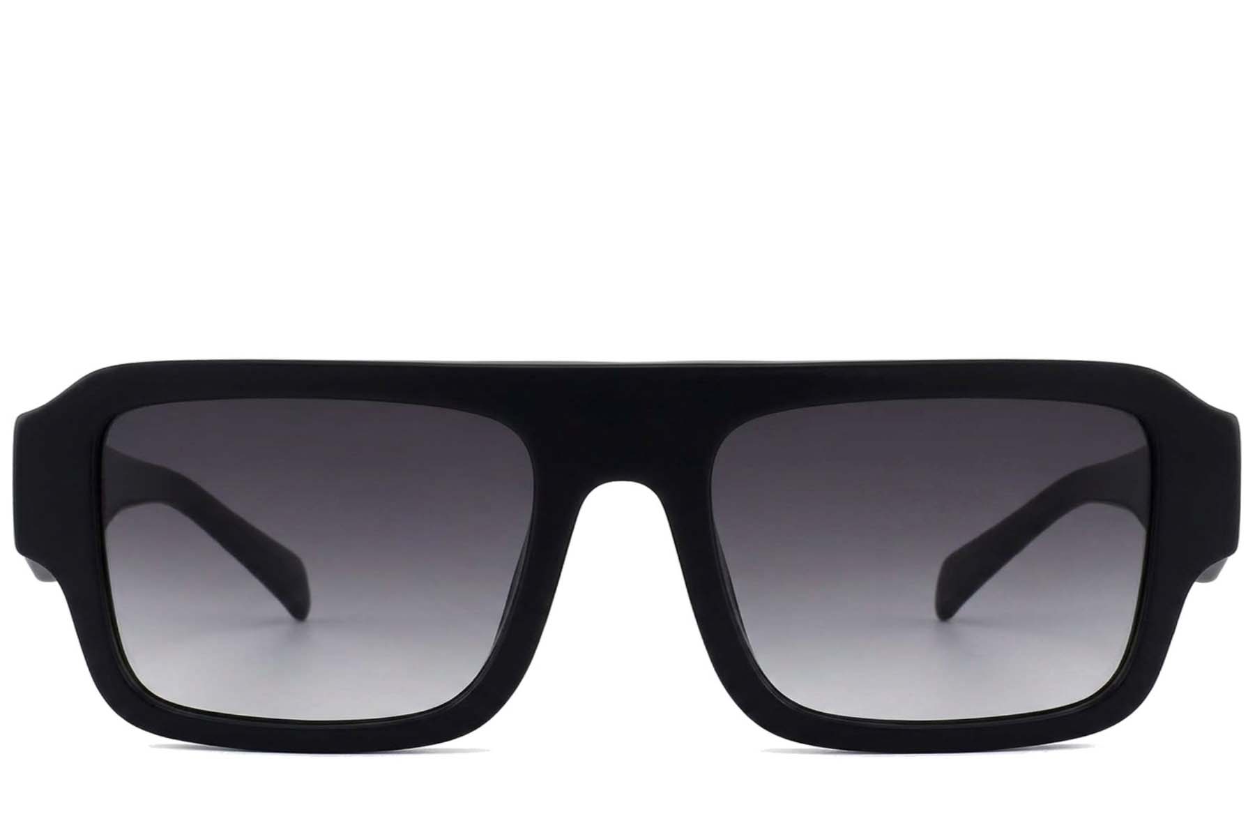 BS2012-1373_Black_Aviator_Acetate_sunglasses-front