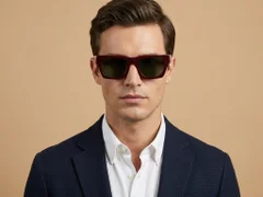 BS2012-1383_Red_Rectangular_Acetate_sunglasses_corner-tryon_male