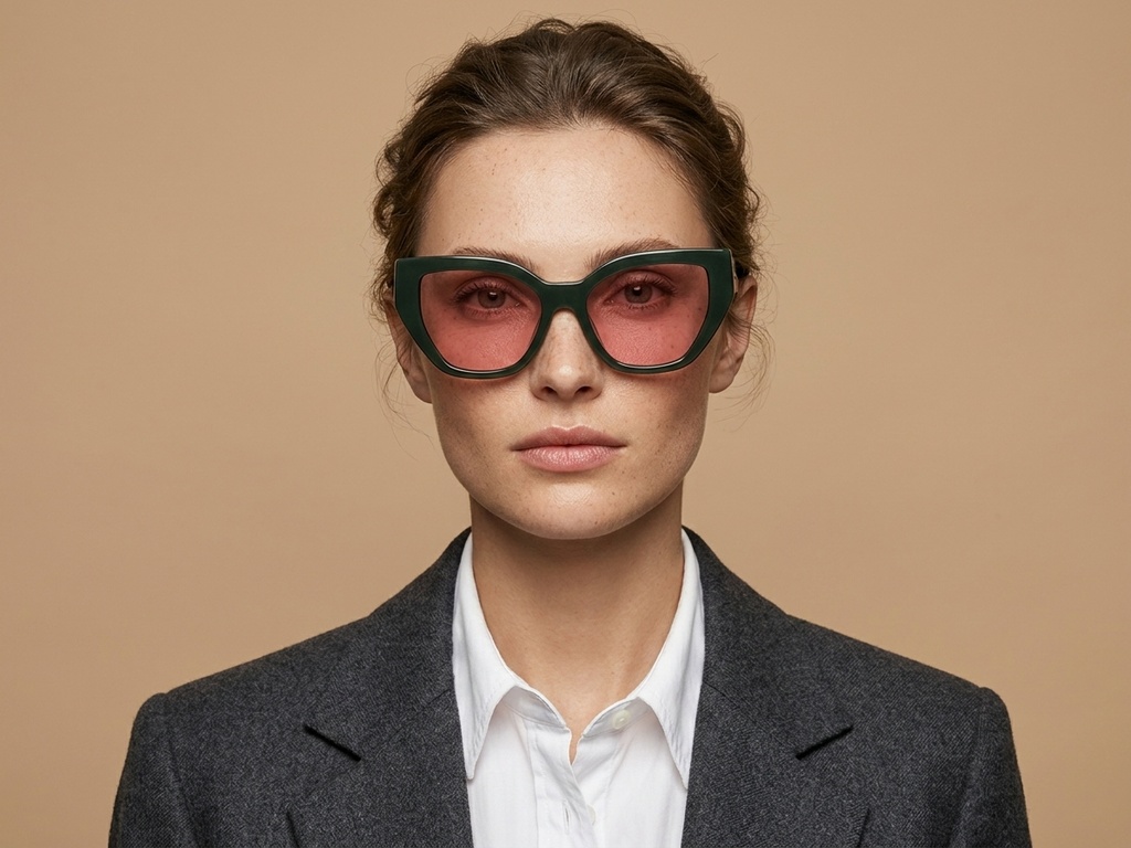 BS2012-1393_Green_Butterfly_Acetate_sunglasses_corner-tryon_female