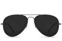 BS2012-1452_Grey_Aviator_Metal_sunglasses_front
