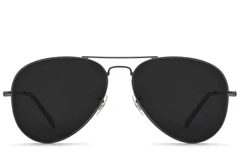 BS2012-1452_Grey_Aviator_Metal_sunglasses_front