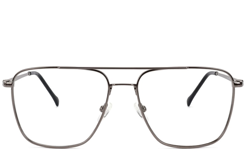 BS2012-1454_Grey_Aviator_Metal_Glasses_front