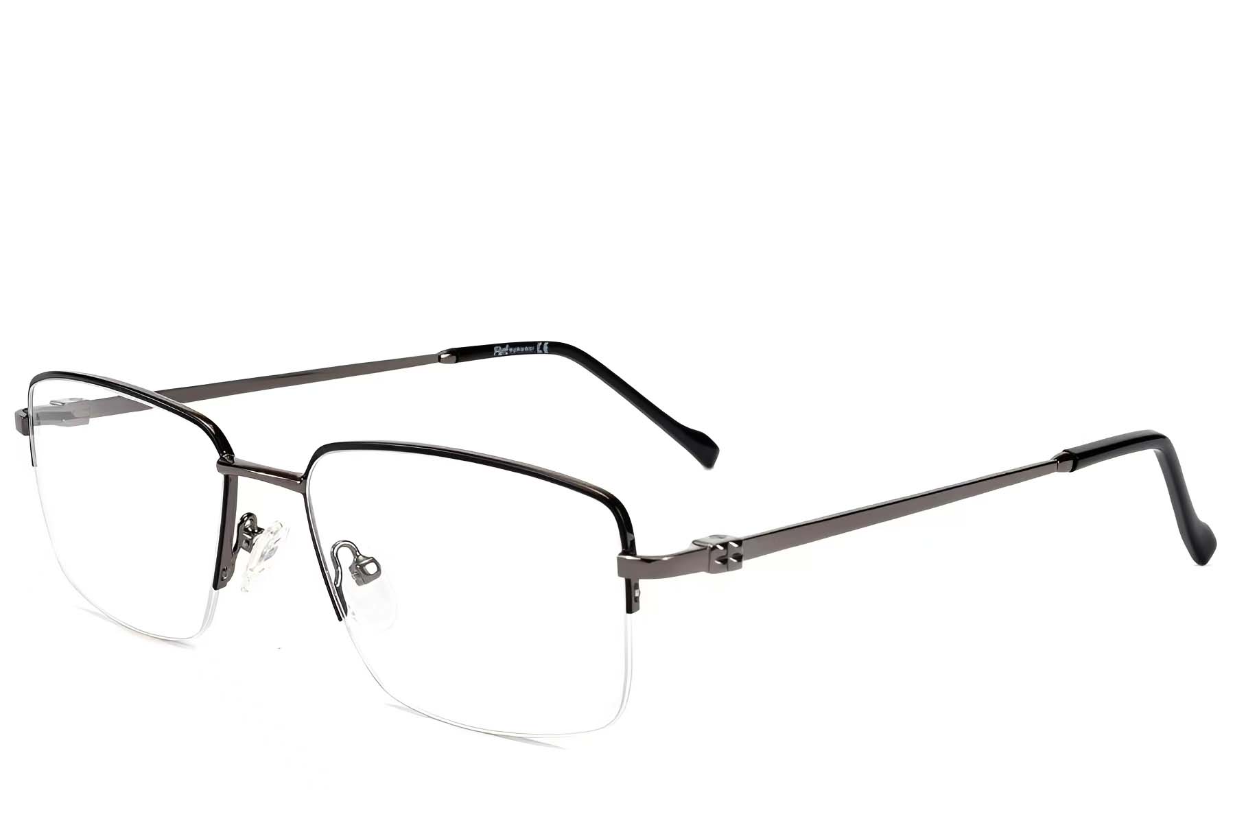 BS2012-1457_Black_Semi-rimless_Metal_Glasses_corner