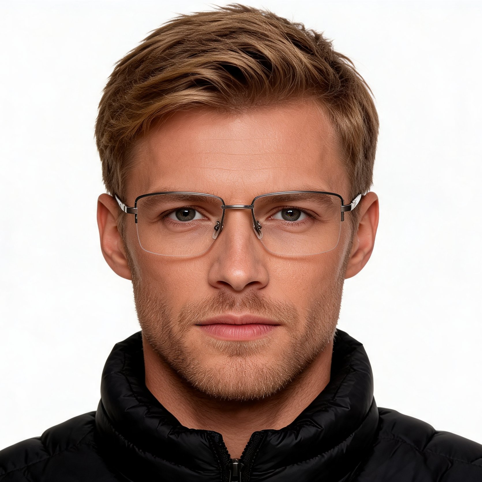 bs2012-1458_grey_semi-rimless_metal_glasses_model