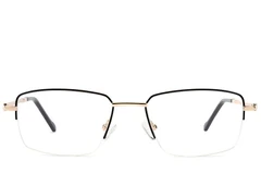 BS2012-1459_Golden_Semi-rimless_Metal_Glasses_front
