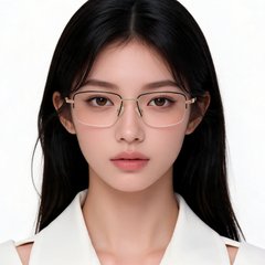 bs2012-1459_golden_semi-rimless_metal_glasses_model