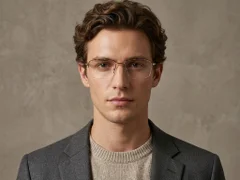 BS2012-1460_Golden_Semi-rimless_Metal_Glasses_corner-tryon_male
