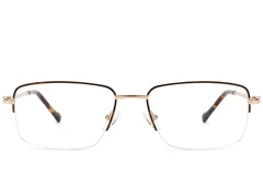 BS2012-1460_Golden_Semi-rimless_Metal_Glasses_front