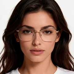 bs2012-1460_golden_semi-rimless_metal_glasses_model