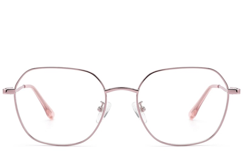 BS2012-1478_Pink_Oval_Metal_Glasses_front