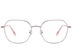 BS2012-1478_Pink_Oval_Metal_Glasses_front