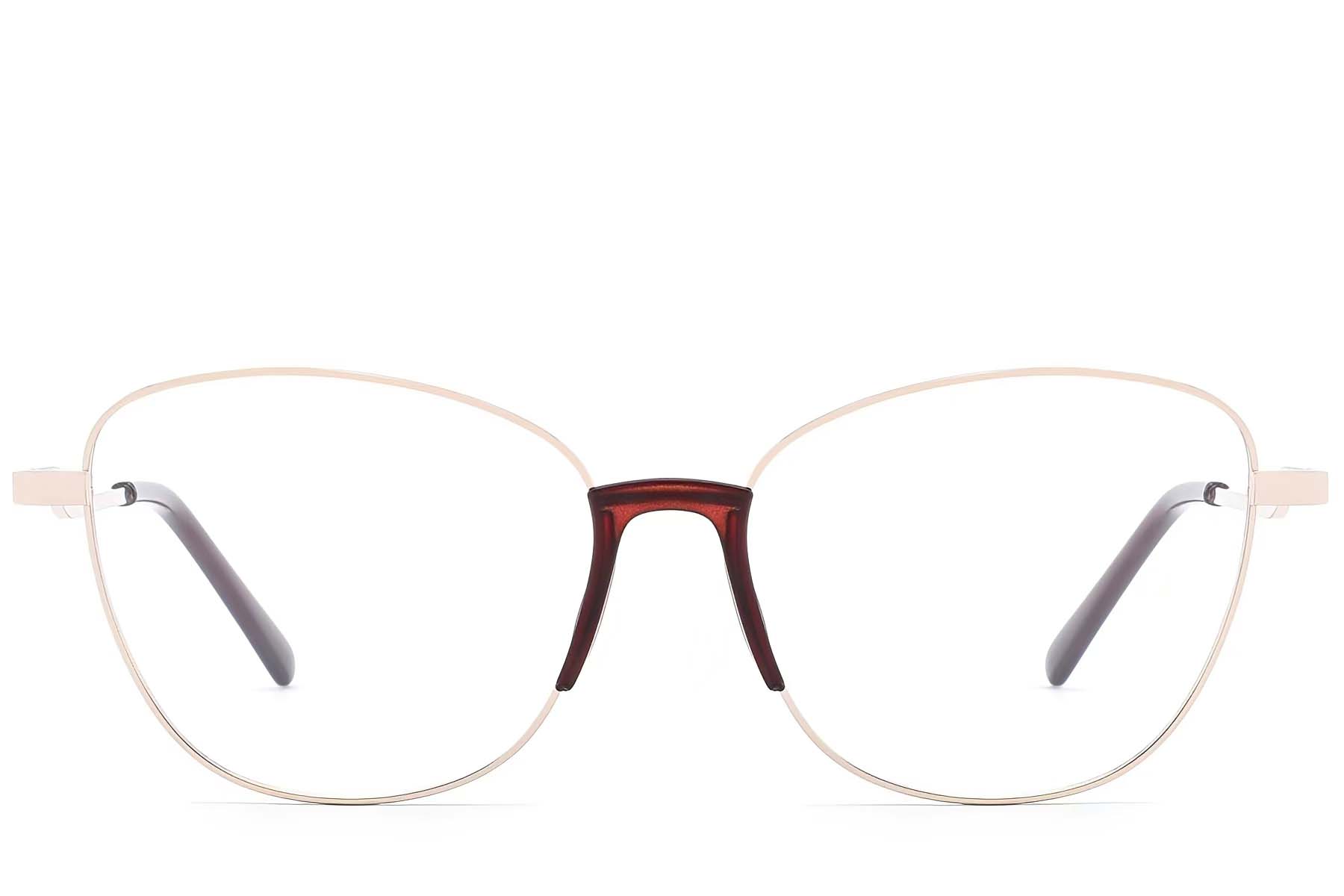 BS2012-1491_Golden_Butterfly_Metal_Glasses_front