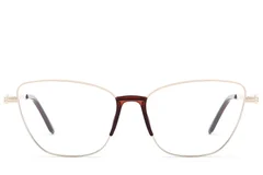 BS2012-1497_Golden_Butterfly_Metal_Glasses_front