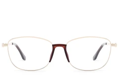 BS2012-1503_Golden_Oval_Metal_Glasses_front