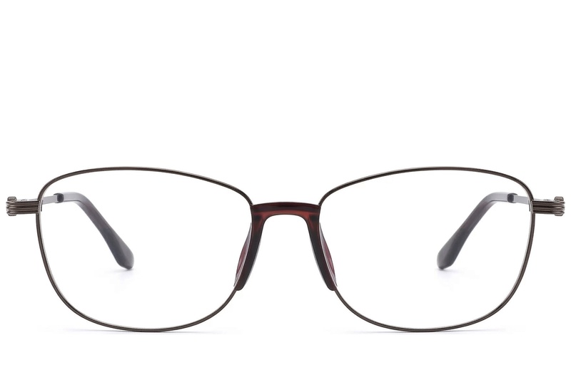 BS2012-1507_Brown_Oval_Metal_Glasses_front