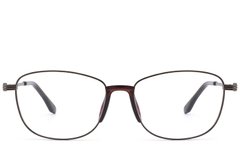 BS2012-1507_Brown_Oval_Metal_Glasses_front
