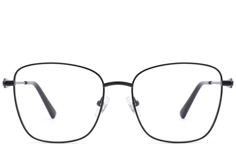 BS2012-1511_Black_Butterfly_Metal_Glasses_front