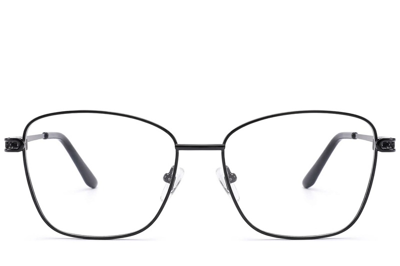 BS2012-1523_Black_Butterfly_Metal_Glasses_front