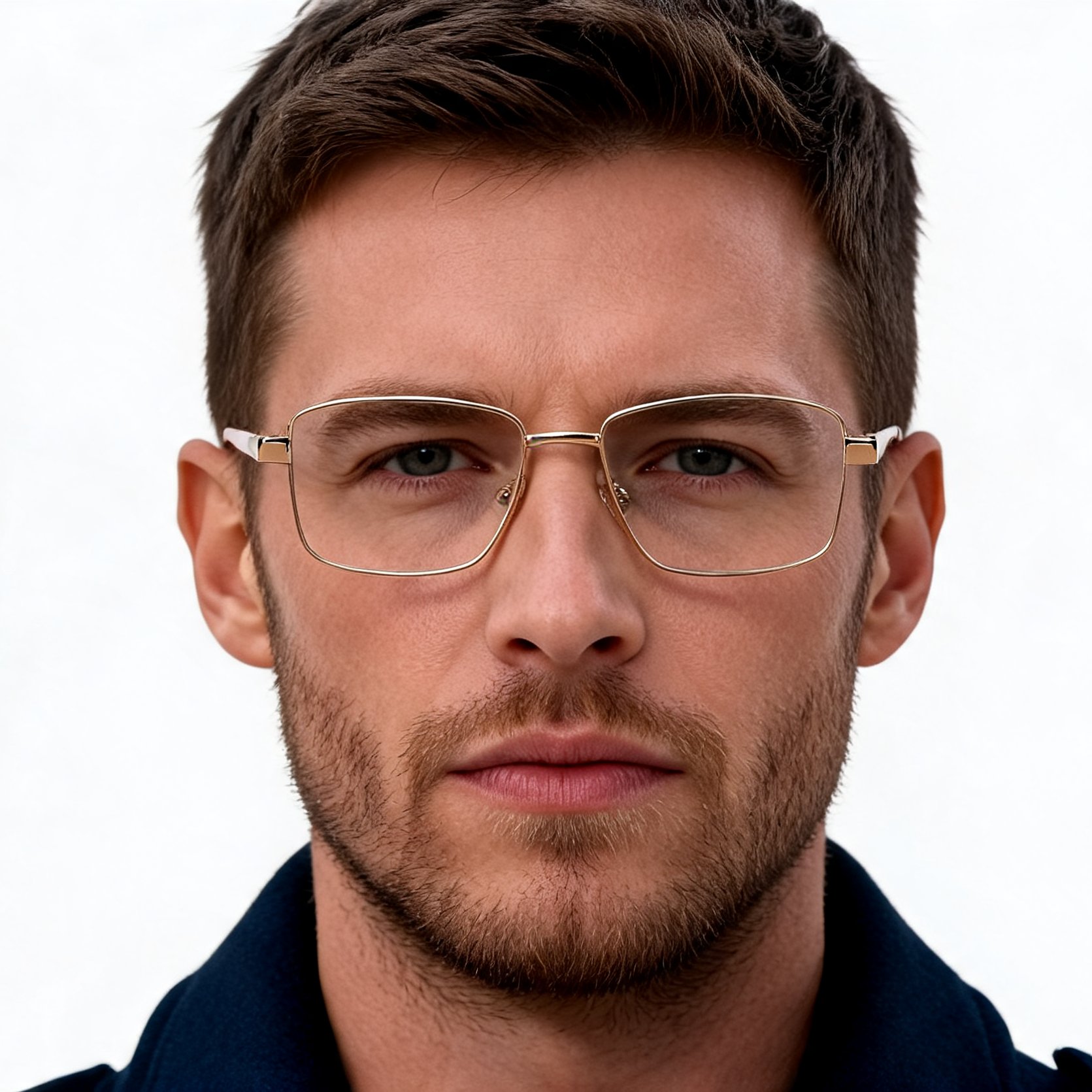 bs2012-1527_golden_rectangular_metal_glasses_model
