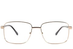 BS2012-1532_Golden_Rectangular_Metal_Glasses_front