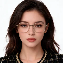 bs2012-1532_golden_rectangular_metal_glasses_model