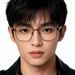 bs2012-1533_brown_rectangular_metal_glasses_model