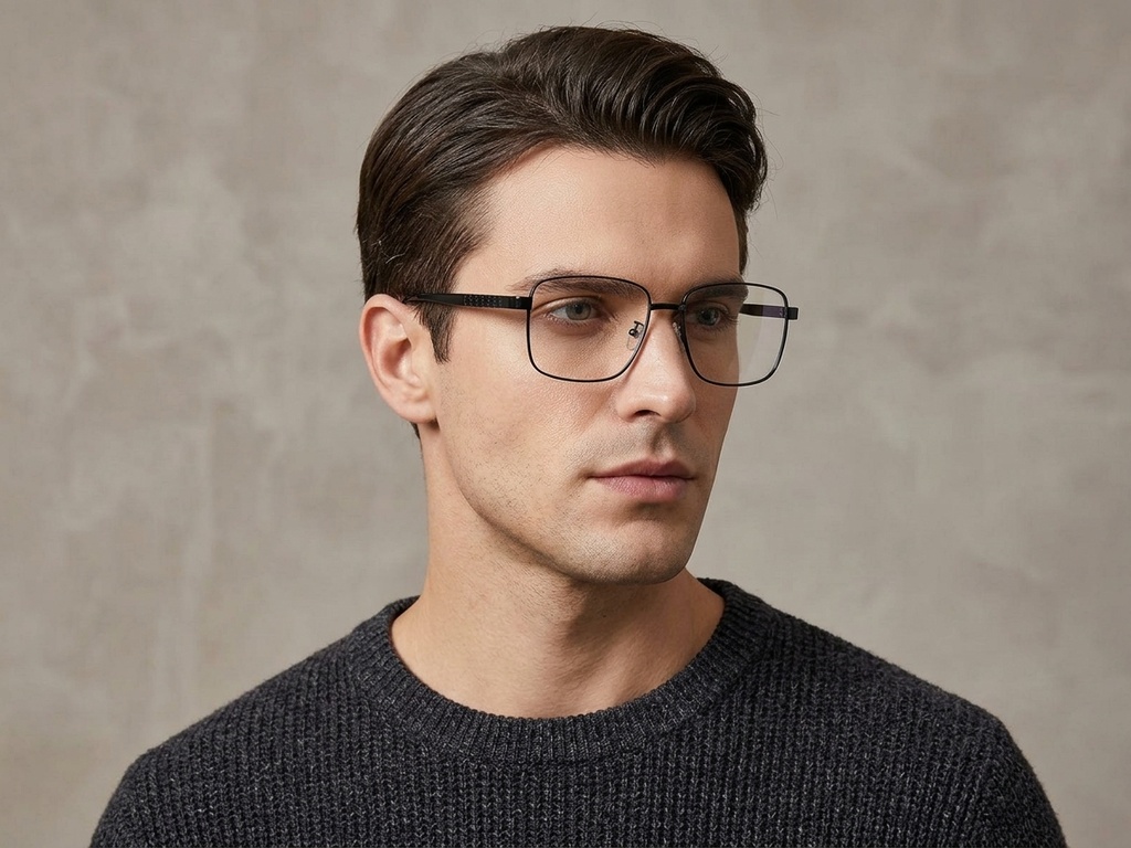 BS2012-1535_Black_Rectangular_Metal_Glasses_corner-tryon_male