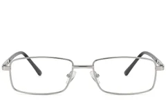 BS2012-1539_Silver_Rectangular_Metal_Glasses_front