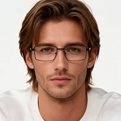 bs2012-1540_black_rectangular_metal_glasses_model