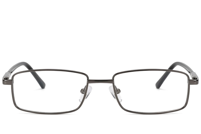 BS2012-1541_Grey_Rectangular_Metal_Glasses_front