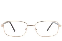 BS2012-1542_Golden_Rectangular_Metal_Glasses_front