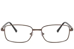 BS2012-1543_Brown_Rectangular_Metal_Glasses_front