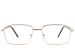 BS2012-1547_Golden_Rectangular_Metal_Glasses_front
