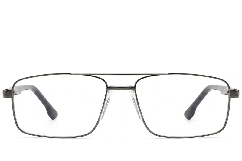 BS2012-1564_Grey_Aviator_Metal_Glasses_front