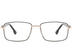 BS2012-1574_Black_Rectangular_Metal_Glasses_front