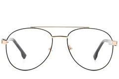 BS2012-1586_Black_Aviator_Metal_Glasses_front