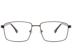 BS2012-1614_Brown_Rectangular_Metal_Glasses_front