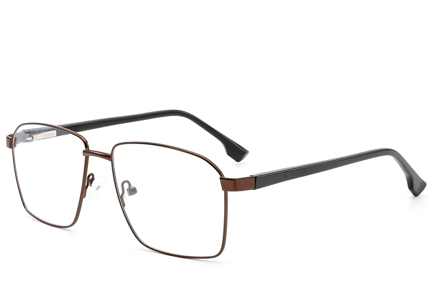 BS2012-1620_Brown_Rectangular_Metal_Glasses_corner