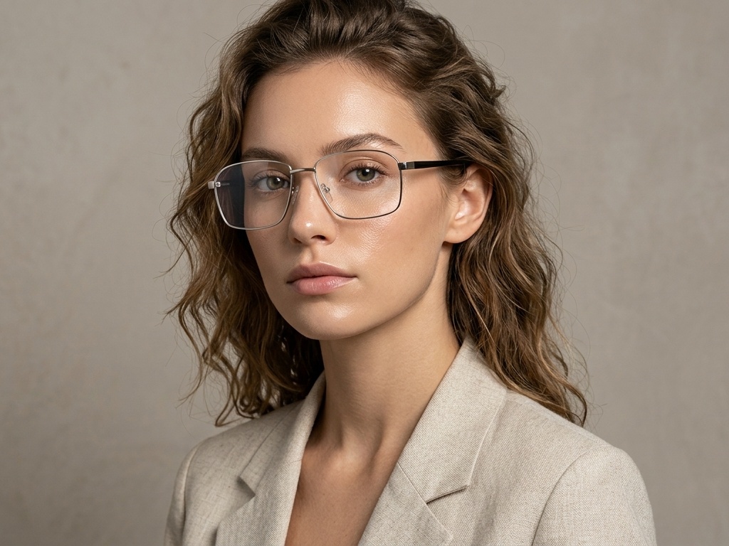 BS2012-1621_Silver_Rectangular_Metal_Glasses_corner-tryon_female