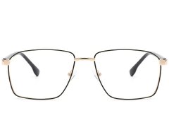 BS2012-1622_Black_Rectangular_Metal_Glasses_front
