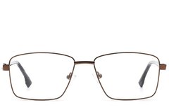 BS2012-1626_Brown_Rectangular_Metal_Glasses_front
