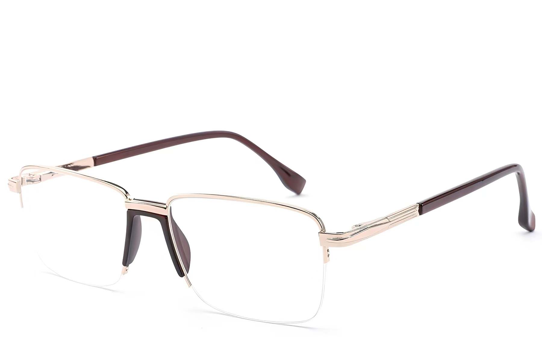 BS2012-1629_Golden_Semi-rimless_Metal_Glasses_corner