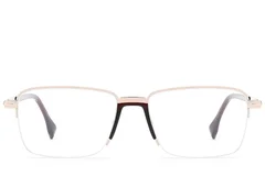 BS2012-1629_Golden_Semi-rimless_Metal_Glasses_front