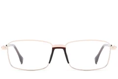 BS2012-1634_Golden_Rectangular_Metal_Glasses_front