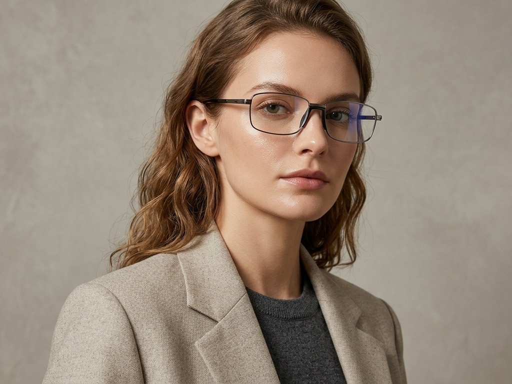 BS2012-1635_Grey_Rectangular_Metal_Glasses_corner-tryon_female